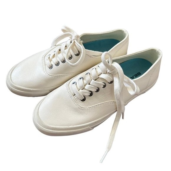 SEAVEES Bleach Legend Tumbled Leather Ladies Sneaker, 5 - Picture 1 of 10